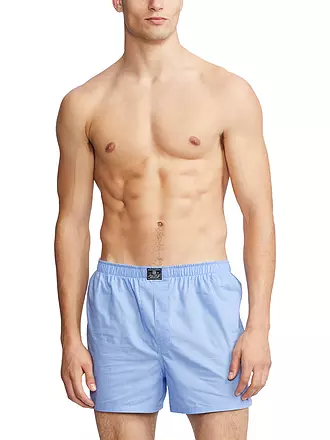 POLO RALPH LAUREN | Boxershorts 3er Pkg weiss hellblau marine | 